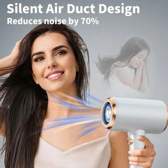 NWT Professional Ionic 1800W Fast Drying Blow Dryer Hair Styling Travel - Picture 6 of 8